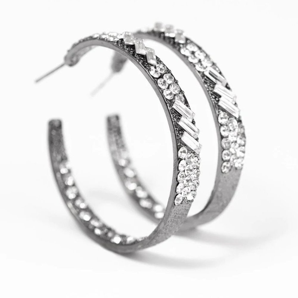 EarringsPaparazzi Gunmetal